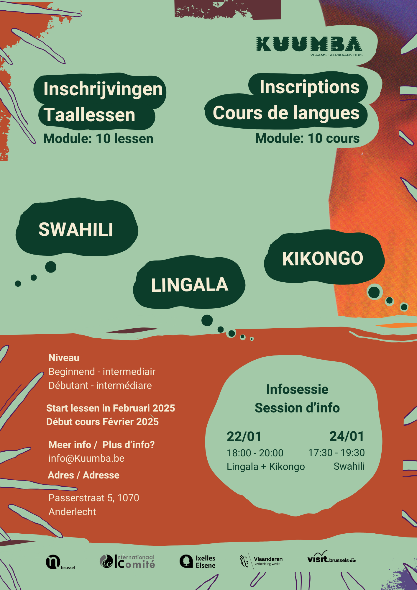 Inscriptions Cours de Langues 2025