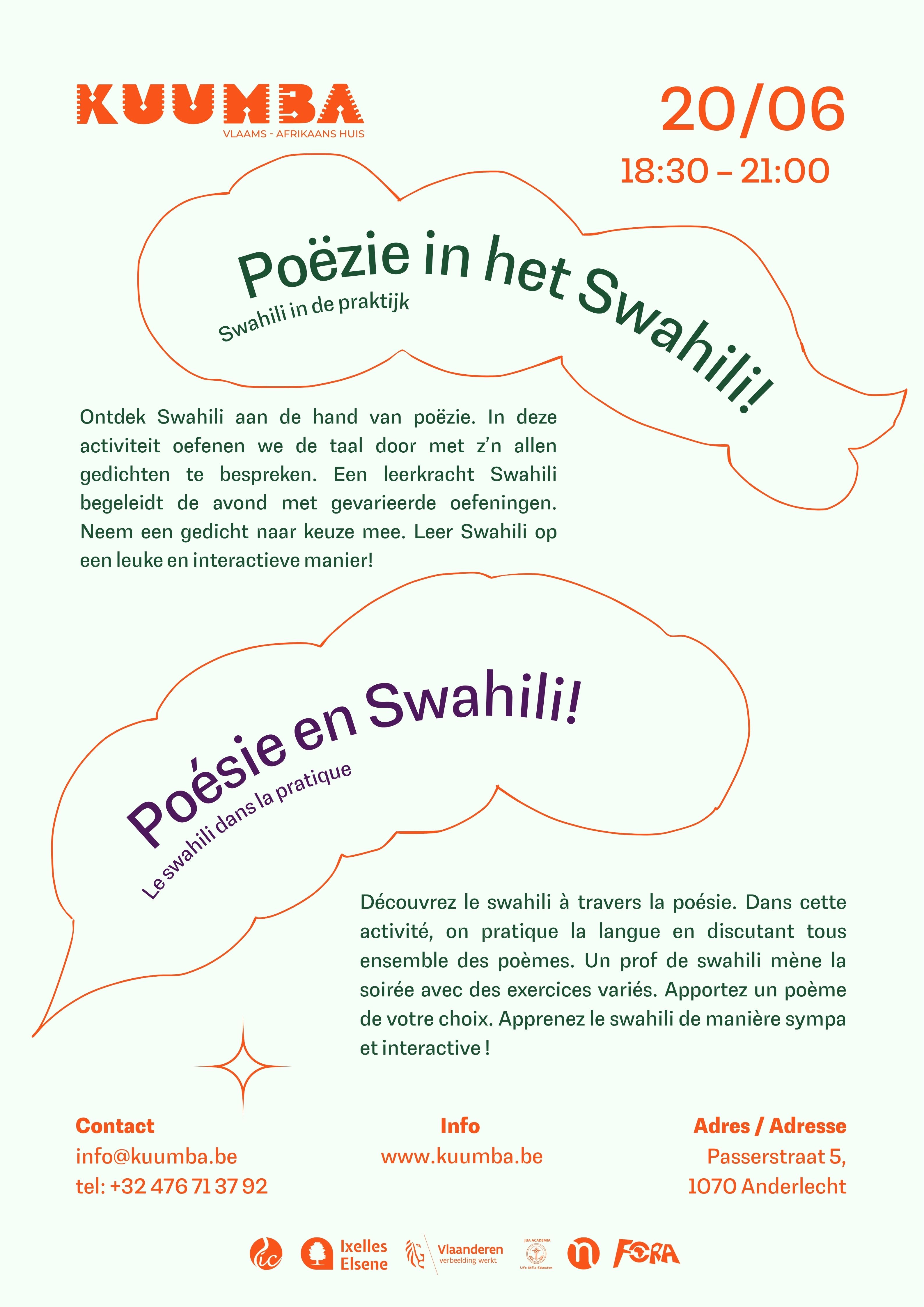 In de praktijk: poëzie in het Swahili