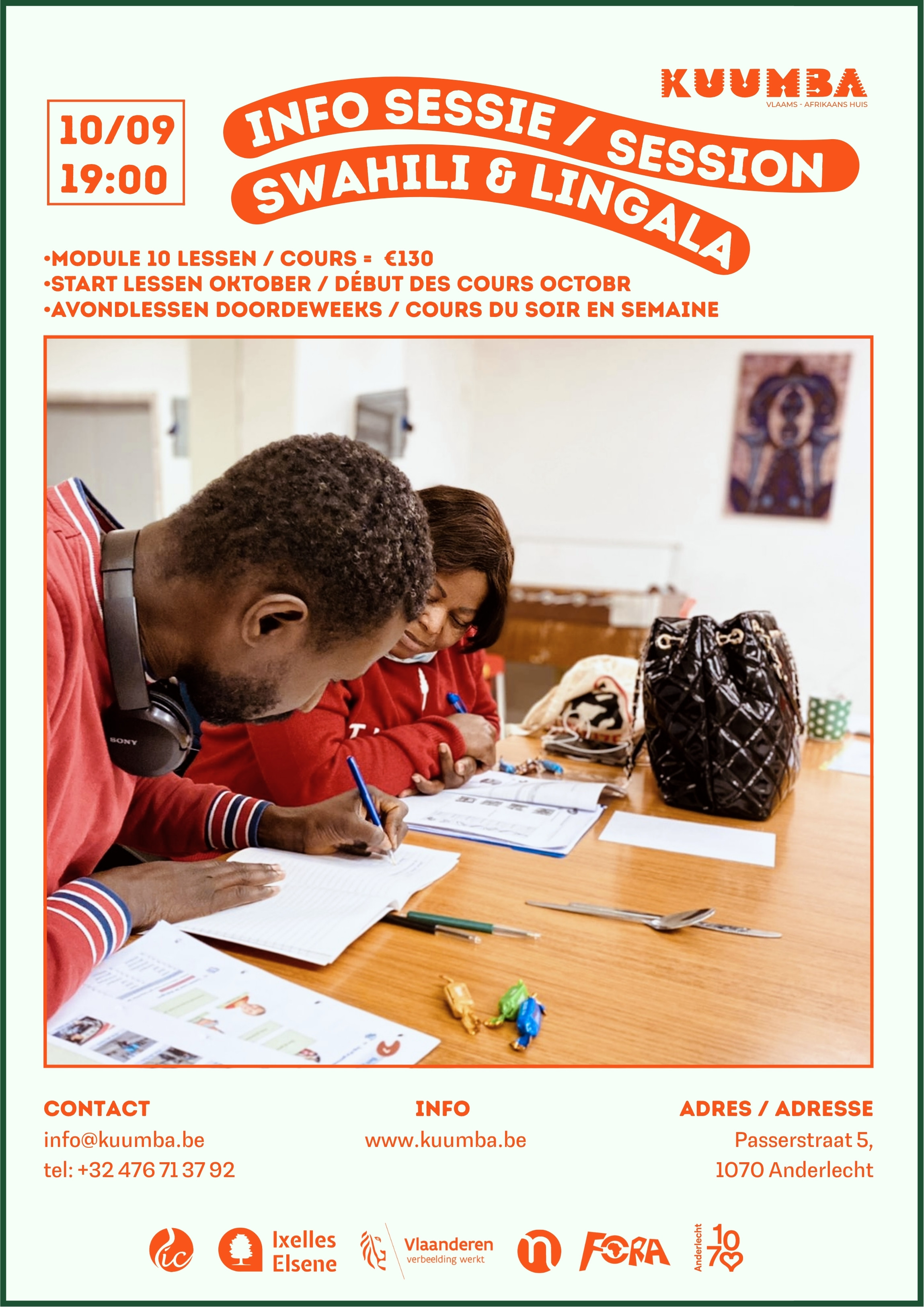 Session d'info et inscriptions langues africaines : swahili et lingala Session d'info et inscriptions langues africaines : swahili et lingala