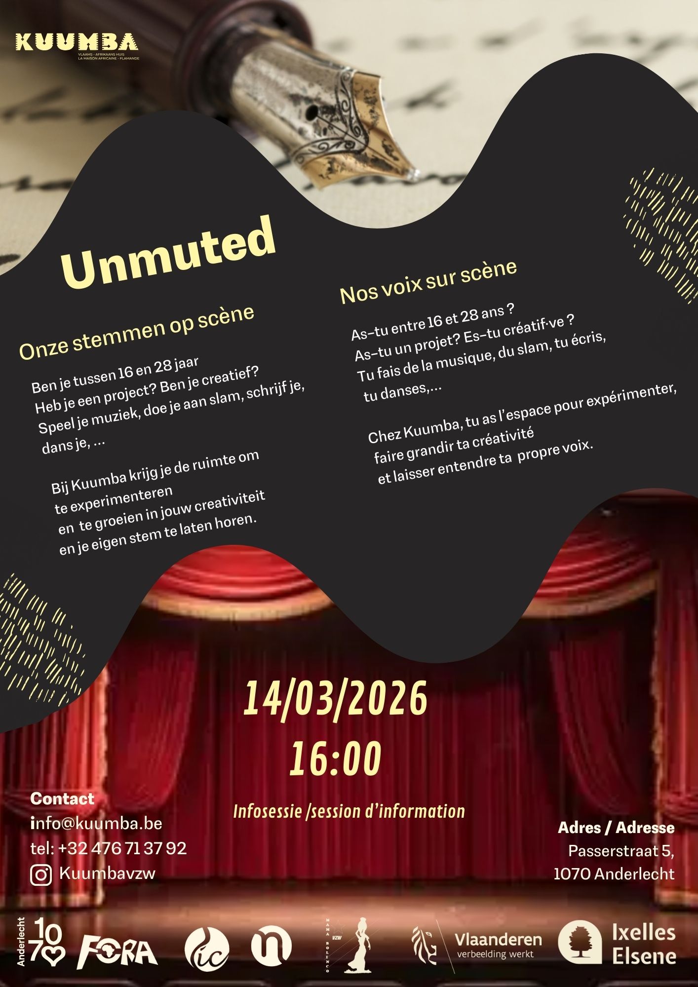 OPEN CALL - Onze stemmen op sc&egrave;ne