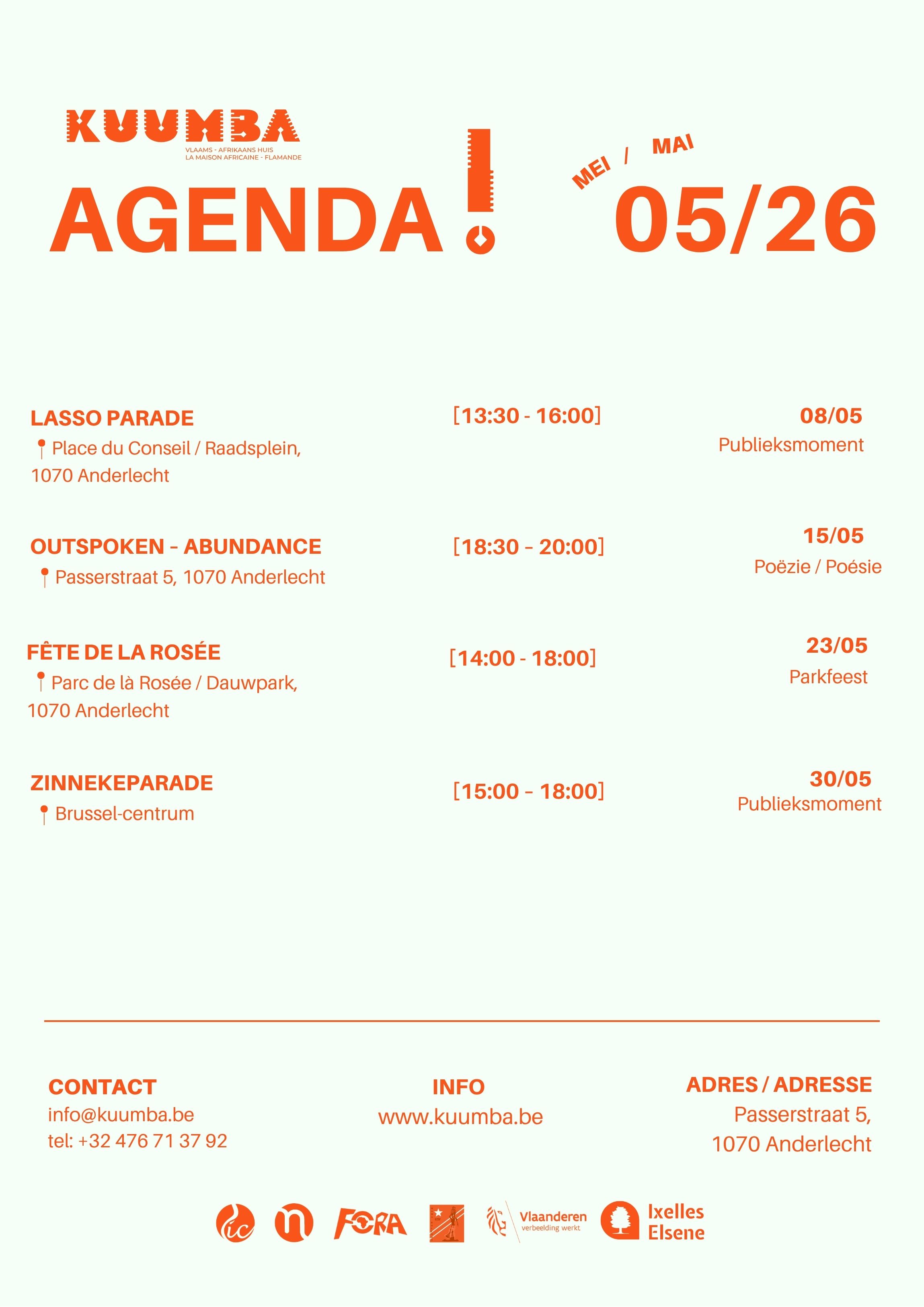 Agenda Kuumba may