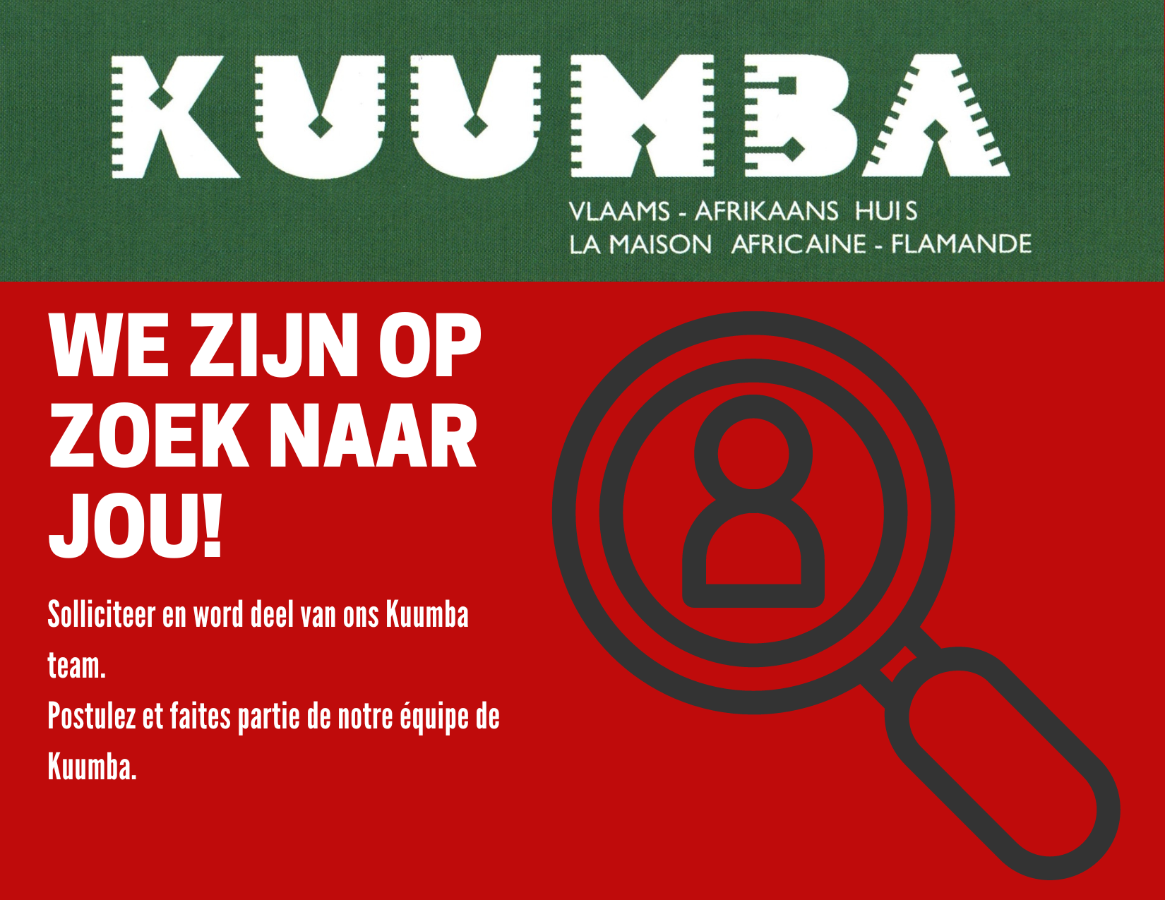 Kuumba werft aan!